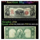 The Famous Ten-Dollar "Bison Note" of 1901 $10 Uni
