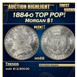 IO 1884-o Morgan Dollar TOP POP! $1 ms68 SEGS