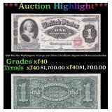 1886 Martha Washington $1 large size Silver Certif