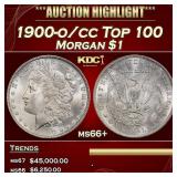 IE 1900-o/cc Top 100 Morgan Dollar $1 ms66+ SEGS