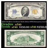 1934A $10 Silver Certificate North Africa WWII Eme