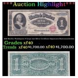 1886 Martha Washington $1 large size Silver Certif