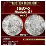 1887-o Morgan Dollar $1 ms65+ SEGS
