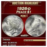IE 1926-d Peace Dollar $1 ms65+ SEGS