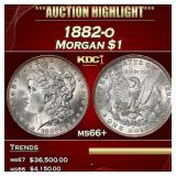 IO 1882-o Morgan Dollar $1 ms66+ SEGS