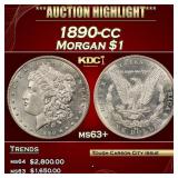 IE 1890-cc Morgan Dollar $1 ms63+ USCG