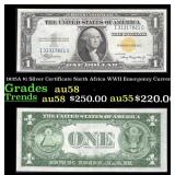 1935A $1 Silver Certificate North Africa WWII Emer