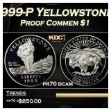1999-P Yellowstone Proof Modern Commem Dollar $1 p