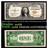 1935A $1 Silver Certificate North Africa WWII Emer