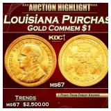 IS 1903 McKinley Louisiana Purchase Gold Commem Do