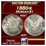 YO 1880-s Morgan Dollar $1 ms67 SEGS