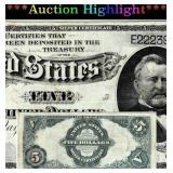 1891 $50 Large Size Silver Certificate Governor Ed