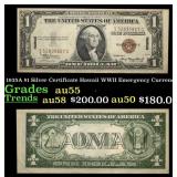 1935A $1 Silver Certificate Hawaii WWII Emergency