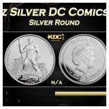 2023 Samoa 1 oz Silver DC Comics Aquaman Coin