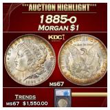 1885-o Morgan Dollar $1 ms67 SEGS