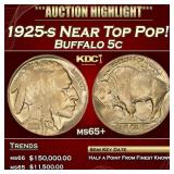 IE 1925-s Buffalo Nickel Near Top Pop! 5c ms65+ SE