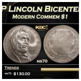 2009-P Lincoln Bicentennial Modern Commem Dollar $