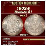 IO 1902-s Morgan Dollar $1 ms66+ SEGS