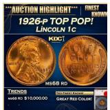 YO 1926-p Lincoln Cent TOP POP! 1c ms68 rd SEGS