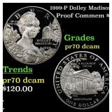 1999-P Dolley Madison Proof Modern Commem Dollar $