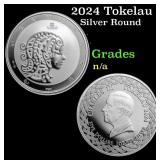 2024 Tokelau 1 oz Silver $5 Zodiac Series: Virgo C