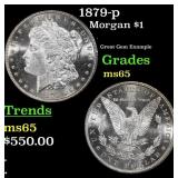 1879-p Morgan Dollar $1 Grades GEM Unc