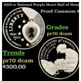 2022-w National Purple Heart Hall of Honor Proof M