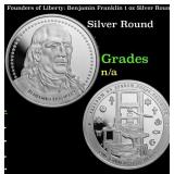 Founders of Liberty: Benjamin Franklin 1 oz Silver