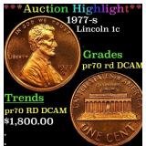 *Highlight* 1977-s Proof Lincoln Cent 1c pr70 rd D