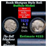 Buffalo Nickel Shotgun Roll in Old Bank Style 