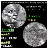 2005-d Western Waters Jefferson Nickel Westward Jo