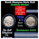 Buffalo Nickel Shotgun Roll in Old Bank Style 