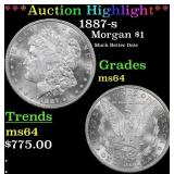 *Highlight* 1887-s Morgan Dollar $1 ms64 SEGS (fc)