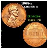 1968-s Lincoln Cent 1c Grades GEM++ RD