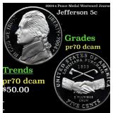 2004-s Peace Medal Proof Jefferson Nickel Westward