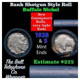 Buffalo Nickel Shotgun Roll in Old Bank Style 