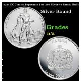 2024 DC Comics Superman 1 oz .999 Silver $5 Samoa