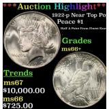 *Highlight* 1922-p Peace Dollar Near Top Pop! $1 m