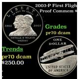 2003-P First Flight Proof Modern Commem Dollar $1