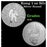 Kong 1 oz Silver Godzilla x Kong Coin