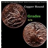 1oz .999 Fine Copper Bullion Round - Nordic Creatu