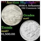 *Highlight* 1936-s Arkansas Old Commem Half Dollar
