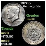 1977-p Kennedy Half Dollar 50c Grades GEM++ Unc