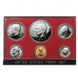 1977 United States Mint Proof Set 6 Coins