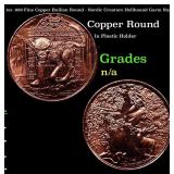 1oz .999 Fine Copper Bullion Round - Nordic Creatu