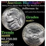 *Highlight* 2004-p Peace Medal Jefferson Nickel Ne