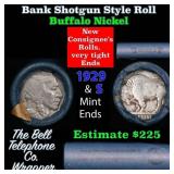 Buffalo Nickel Shotgun Roll in Old Bank Style 