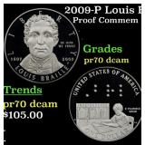 2009-P Louis Braille Proof Modern Commem Dollar $1
