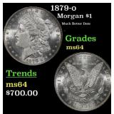 1879-o Morgan Dollar $1 Grades Choice Unc