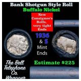Buffalo Nickel Shotgun Roll in Old Bank Style 
